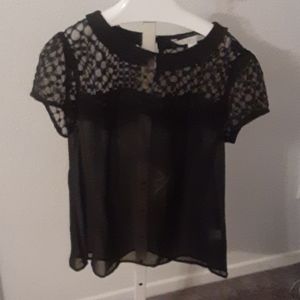 Lauren Conrad see through blouse xs